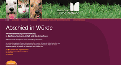 Desktop Screenshot of kleintierbestatter.de